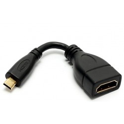HDMI til HDMI hann-til-hun-adapterkontakt for HDTV type D
