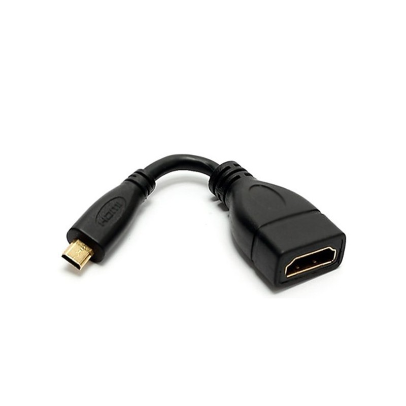 HDMI til HDMI hann-til-hun-adapterkontakt for HDTV type D