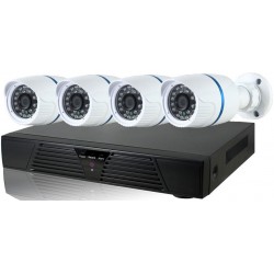 Videoovervåkingspakke, 4 kanaler, NVR