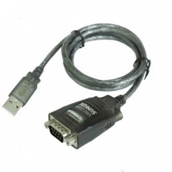 USB to RS232 - 1.8m cable - DB9 Adaper - DANBIT A / S