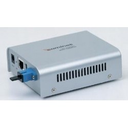 RJ45 til SC-mediekonverter 100 Mbit – opptil 60 km singlemodus