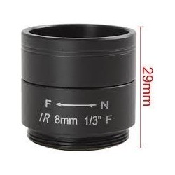 8 mm megapixel lens, CS lens, manual