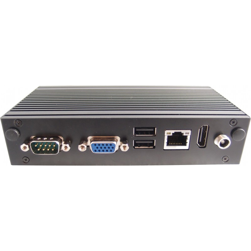 Blæserløs BOX PC med BayTrail Atom E3825 processor. Wide Temp.–20°C...