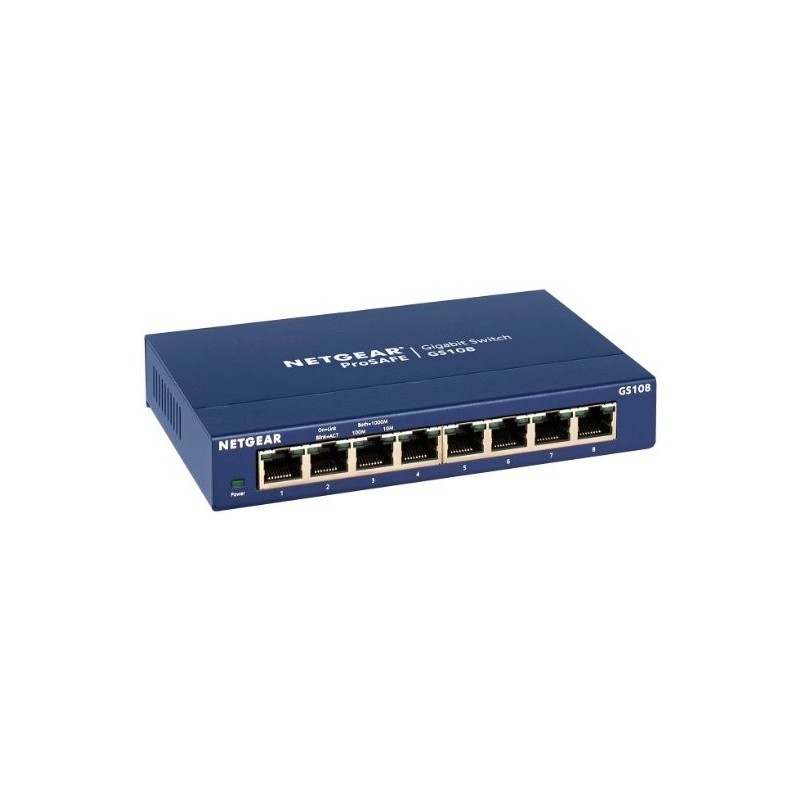 8 ports Gigabit switch 8 x RJ 45 - Unmanaged switchfor6 - 9 porte