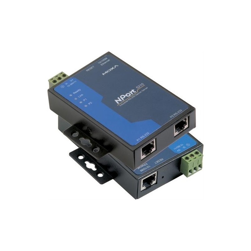 2 port serial port server RS232 MOXA NPort 5210. Serial Device Server