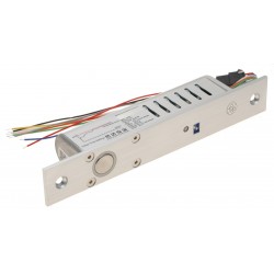 24V Bolt lock for door frame - Electric with lockguide 1000kg holding force