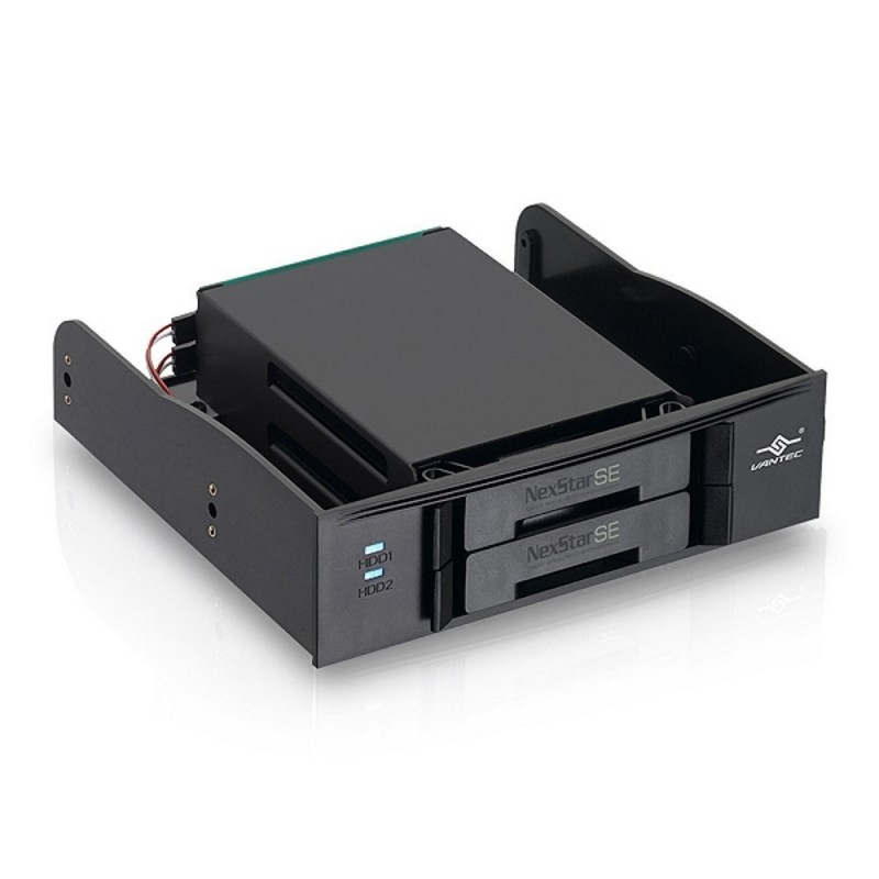 5 1/4 Hard Drive Bay for 2x2½ SSD eller HDD-plater, med SATA-grensesnitt Hot Swap-støtte - Danbit A / S