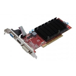 Grafikkort, AMD Radeon, PCI lav profil, 512 MB DDR2, DVI, D-Sub, HD...
