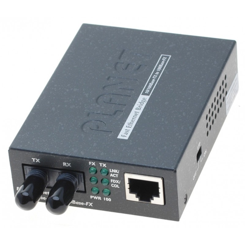 Media Converter RJ45 to Fiber Multimode, ST