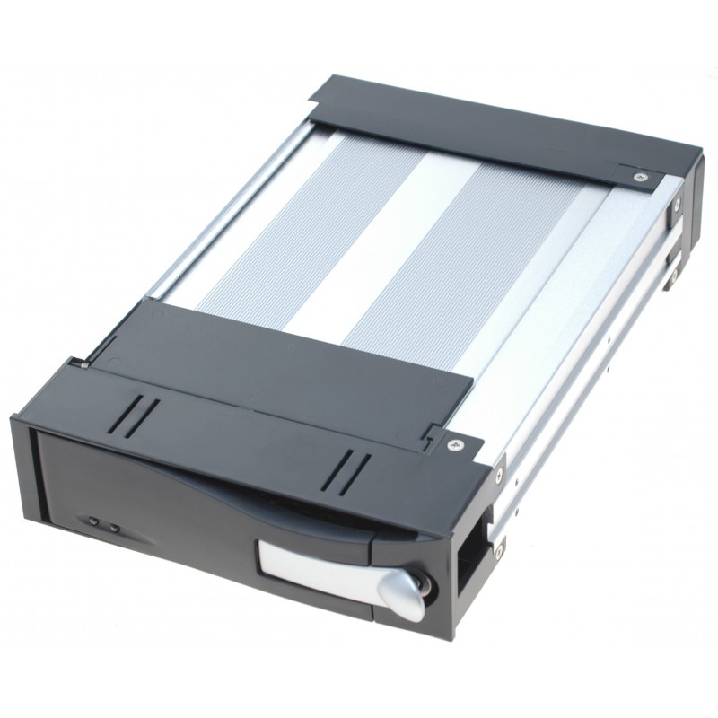 3½\" skuffe inkl. ramme, sort frontforHDD cabinet