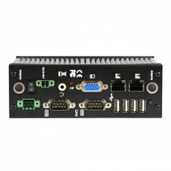 Embedded mini PC for DIN rail mounting - 3½ ATOM N2600, USB, RS232, 485, CAN