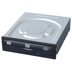 DVD drive with SATA interface for installation. 5.25" with black front