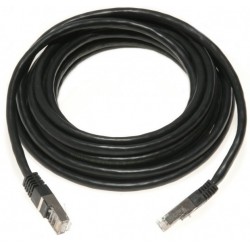 Cat. 6 UTP Network Cable 10m - RJ45, AWG24, Black