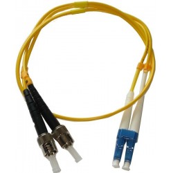 2m LC / ST single mode converter fiber cable, LSZH, duplex - DANBIT