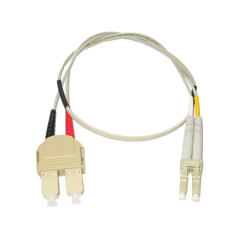 LC/SC multi mode converter fiber cable, duplex, LSZH