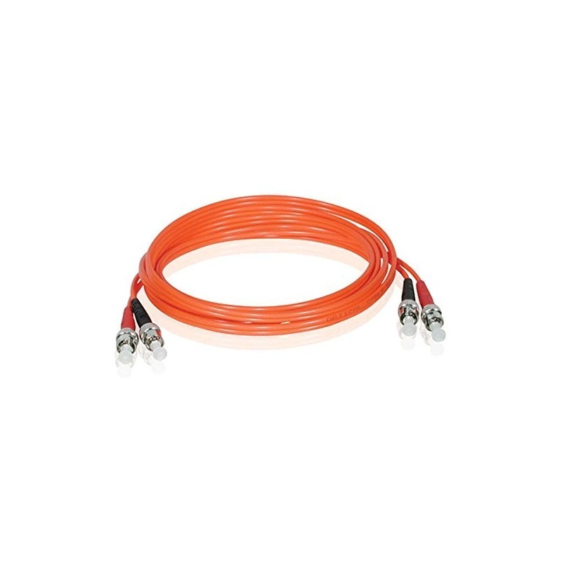 High-Quality 20m Duplex ST-ST Multi-Mode Fiber Cable, Orange