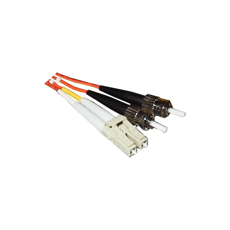LC / ST multimode omformer fiberkabel, LSZH, dupleks - DANBIT