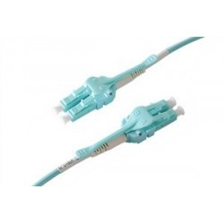 Uniboot Multi-mode Fiber Cable 5m LC-LC Duplex Aqua OM3