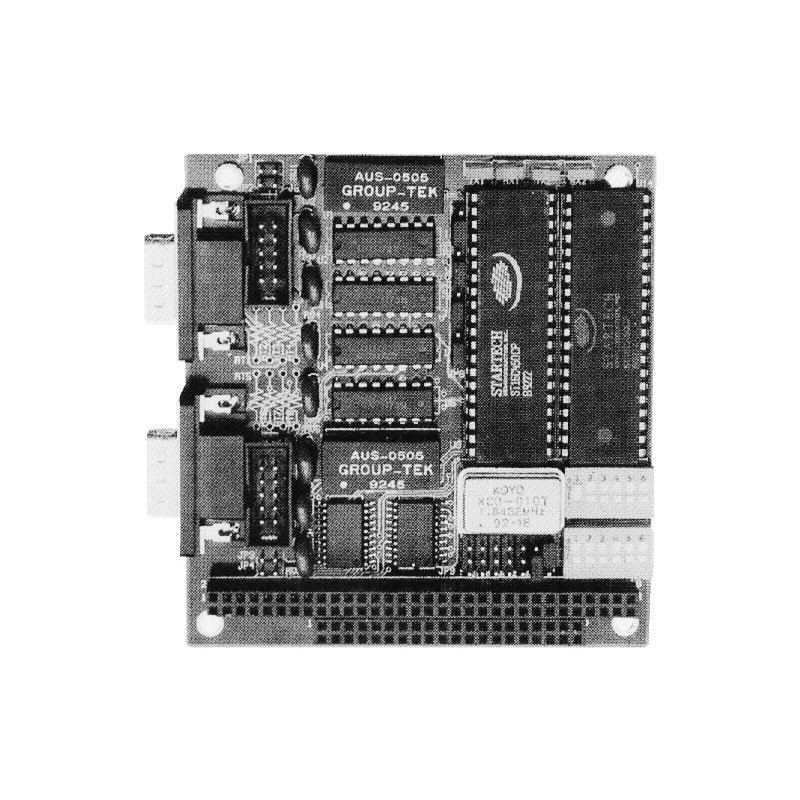 Axiomtek PC104 module with 2x RS422/RS485 module AX10445B
