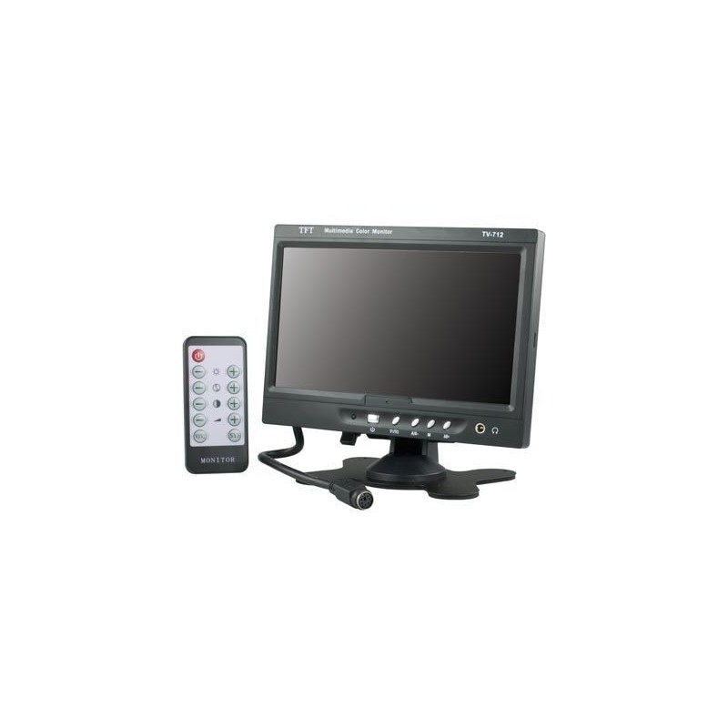 7 "TFT color display with remote control