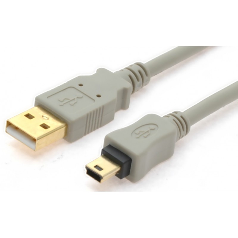 Mini USB kabel, A han – mini B han, 1,5 mforMini USB kabler