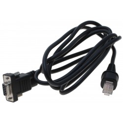 RS232/ DB9 kabel til BARGUN-UNI-F+, sort, 1,8 meterfor1D