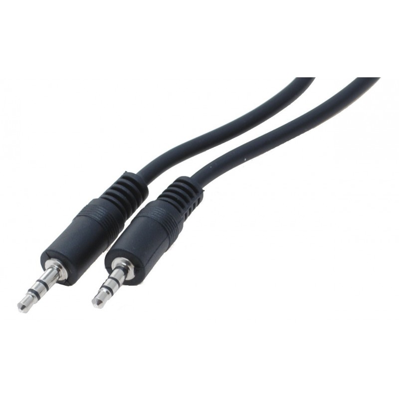 1.5m, 3.5mm Jack stereo male to Jack stereo male audio cable - DANBIT