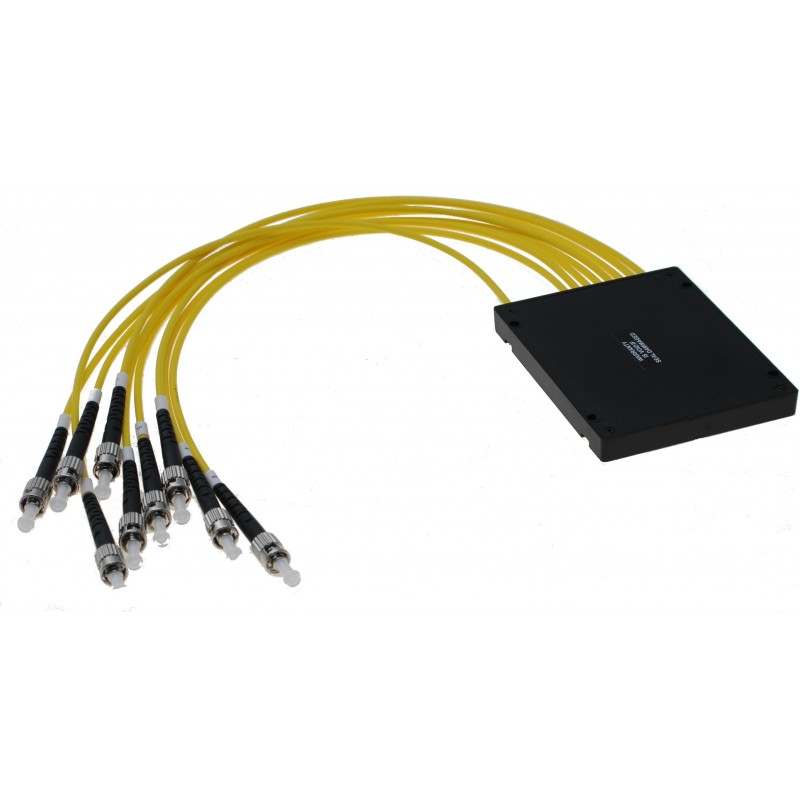 Fiber splitter 8 x ST with PLC splitter box - DANBIT