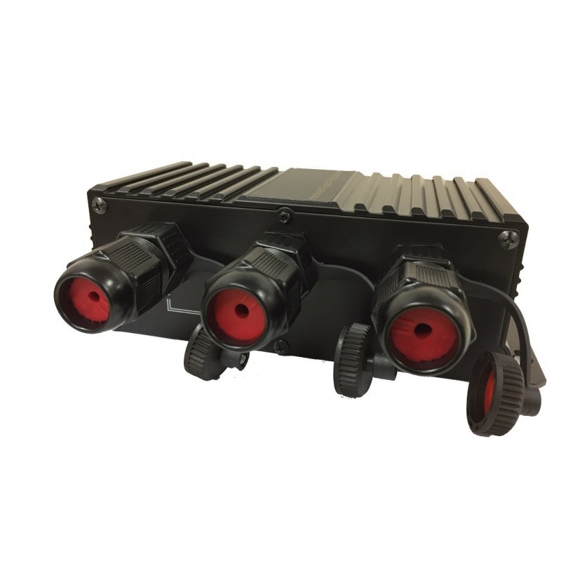 PoE splitter til PoE Ultra med 2 x PoE ud på hver 33Watt, til udendørs brug