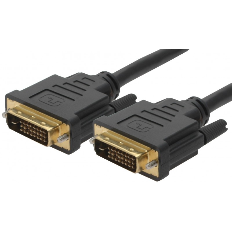 DVI kabel. Analogt, DVI-I han – DVI-I han,28 AWG, 5 meterforDVI kabler