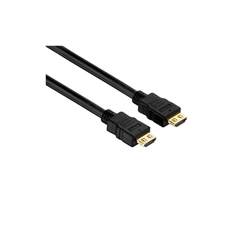 HDMI 2.0 4K High Speed ​​Ethernet cable with lock, PureInstall, black, 5,0m