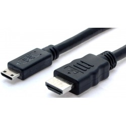 5m Mini HDMI 1.4 kabel. Mini HDMI hann - HDMI hann
