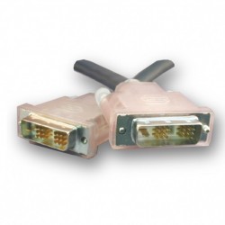 SLAC DVI kabel, DVI-D han til DVI-D han, Single Link. Til lange kab...