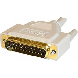 RS232 Parallel DB25 Male-Male 0.75 meter gold plated