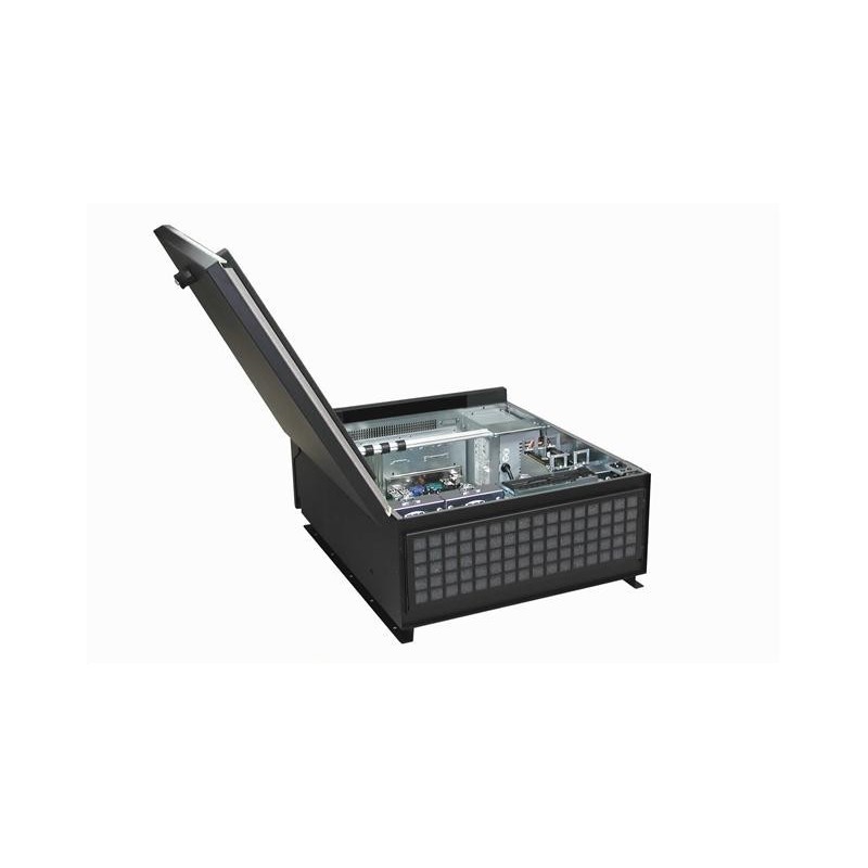 4U Vægkabinet, ATX, med låge