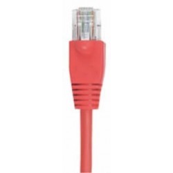 Red 3m UTP cat. 6 network cable, patch cable with RJ45 connectors