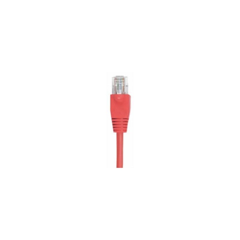 Red 3m UTP cat. 6 network cable, patch cable with RJ45 connectors